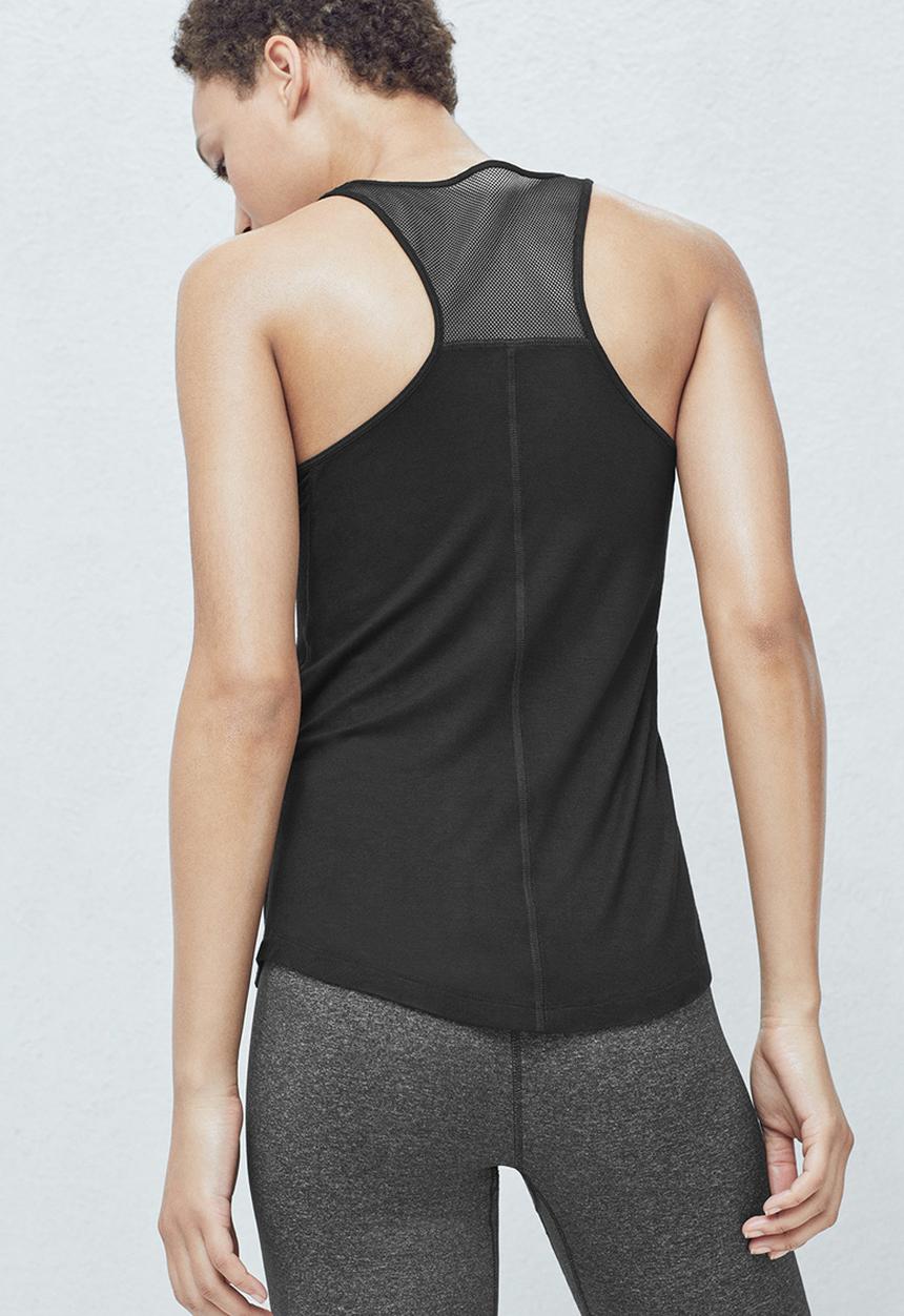 MANGO - Yoga Vest Black