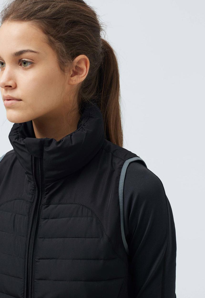 MANGO - Lightweight Outdoor Gilet Black