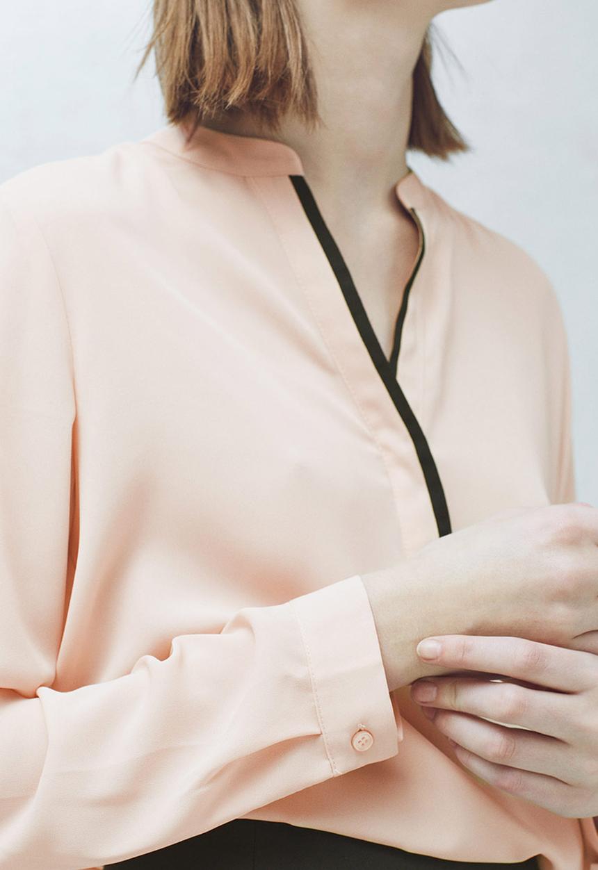 MANGO - Flowy Shirt Neutral