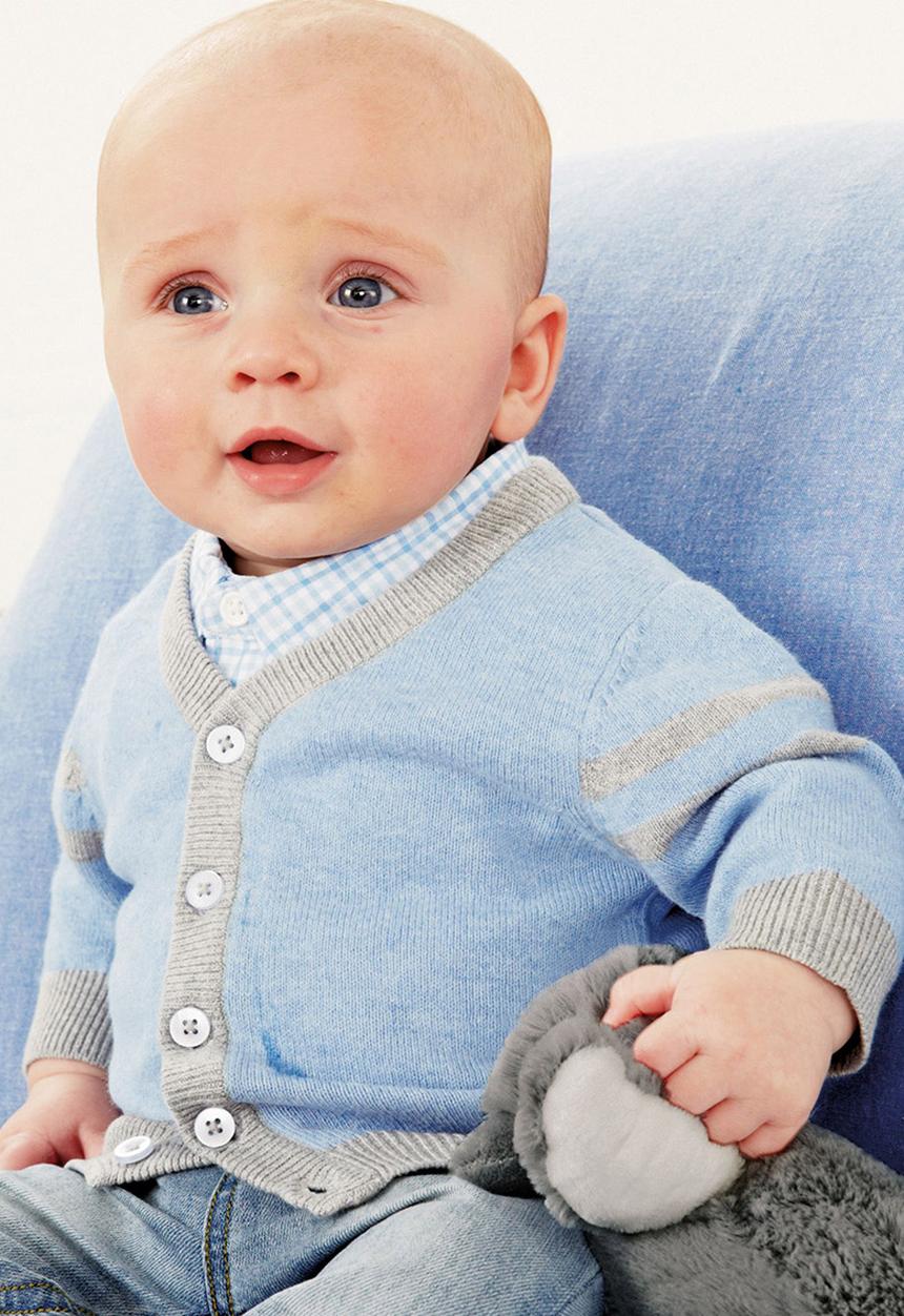 Next - Blue Cardigan Pale Blue
