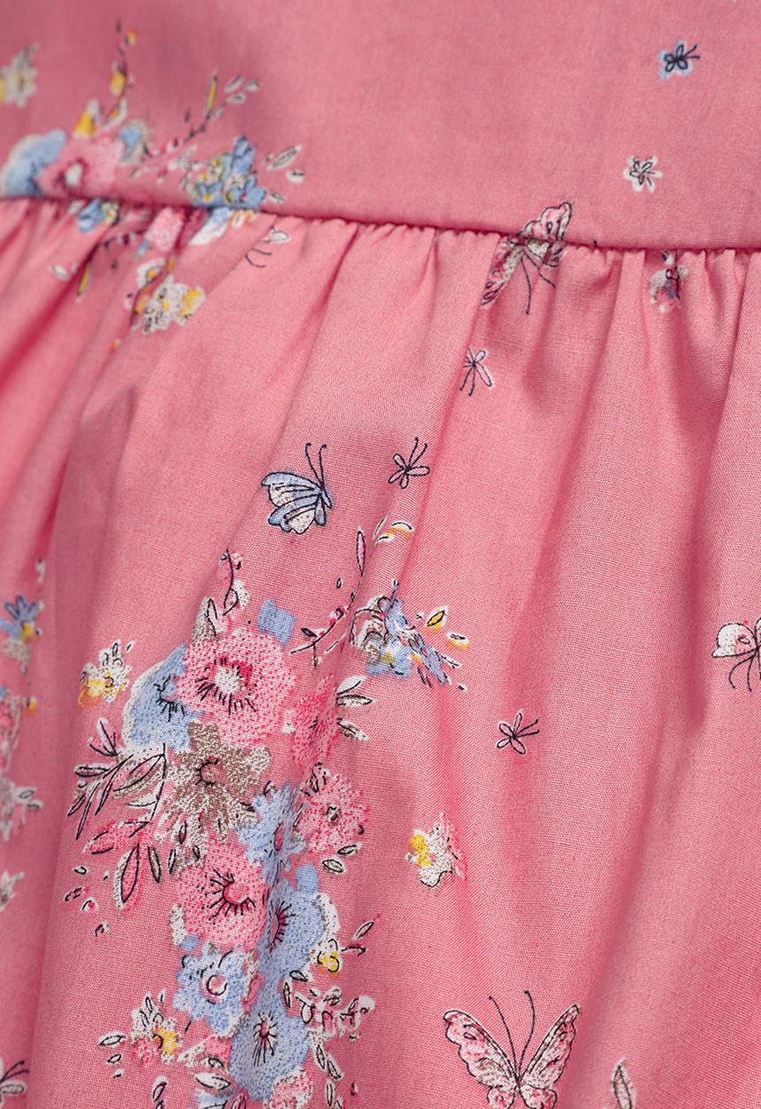 Next - Floral Dress Pale Pink