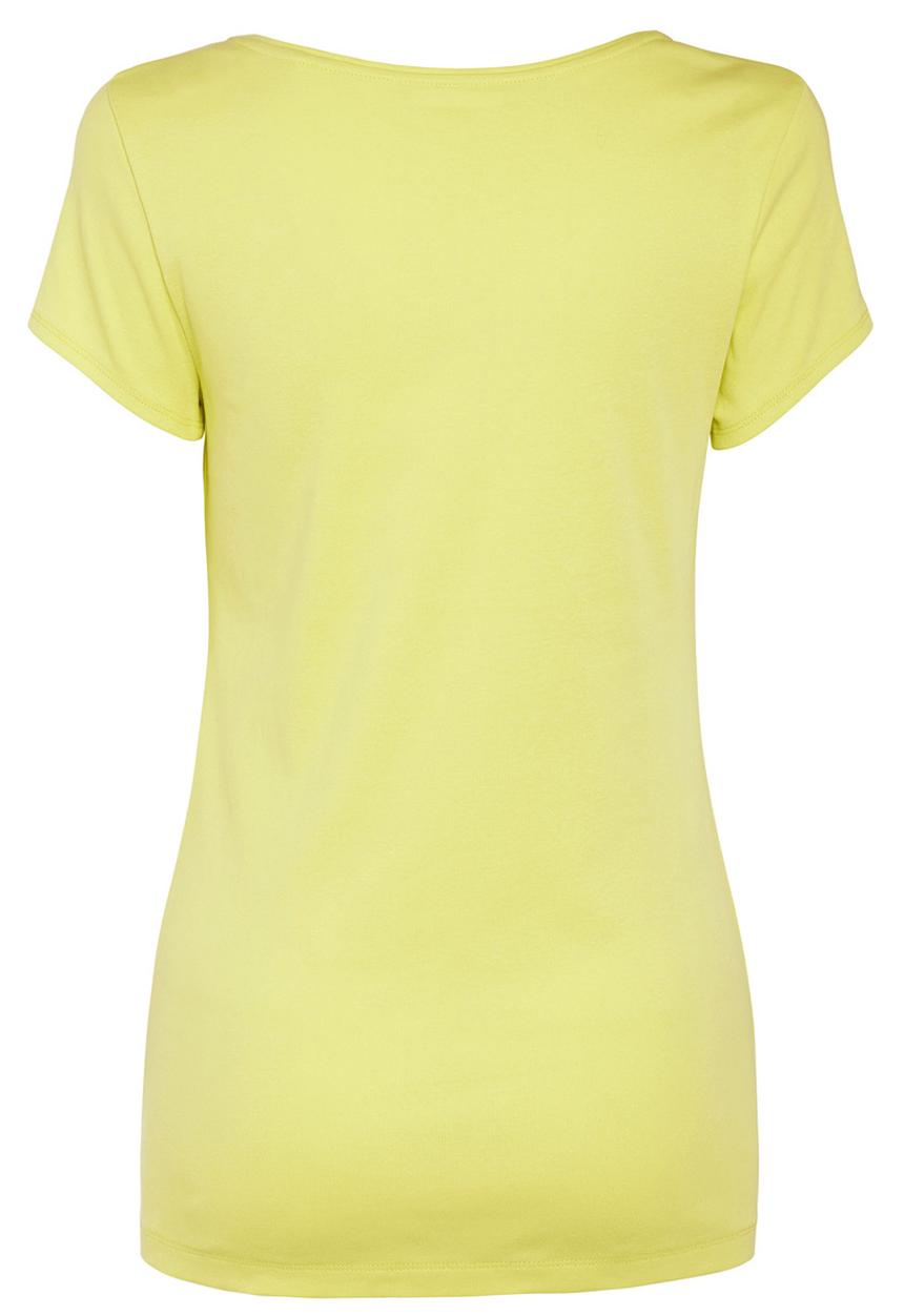 Next - Round neck shirt in Citrus Yellow