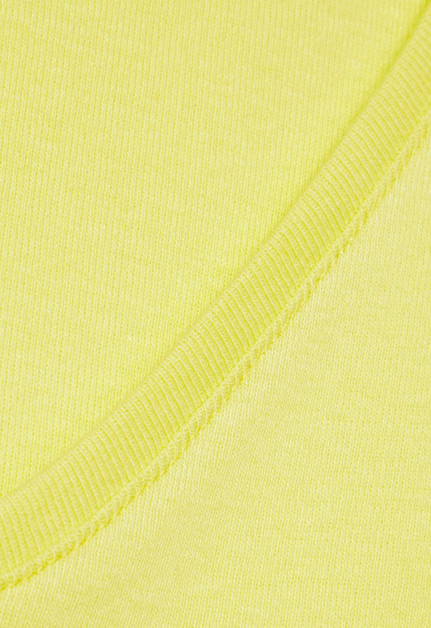 Next - Round neck shirt in Citrus Yellow