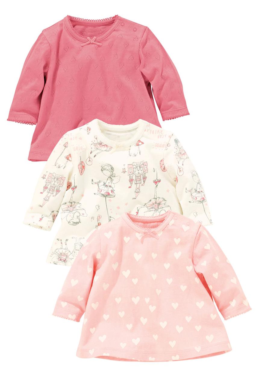 Next - 3-pack T-shirts Pink