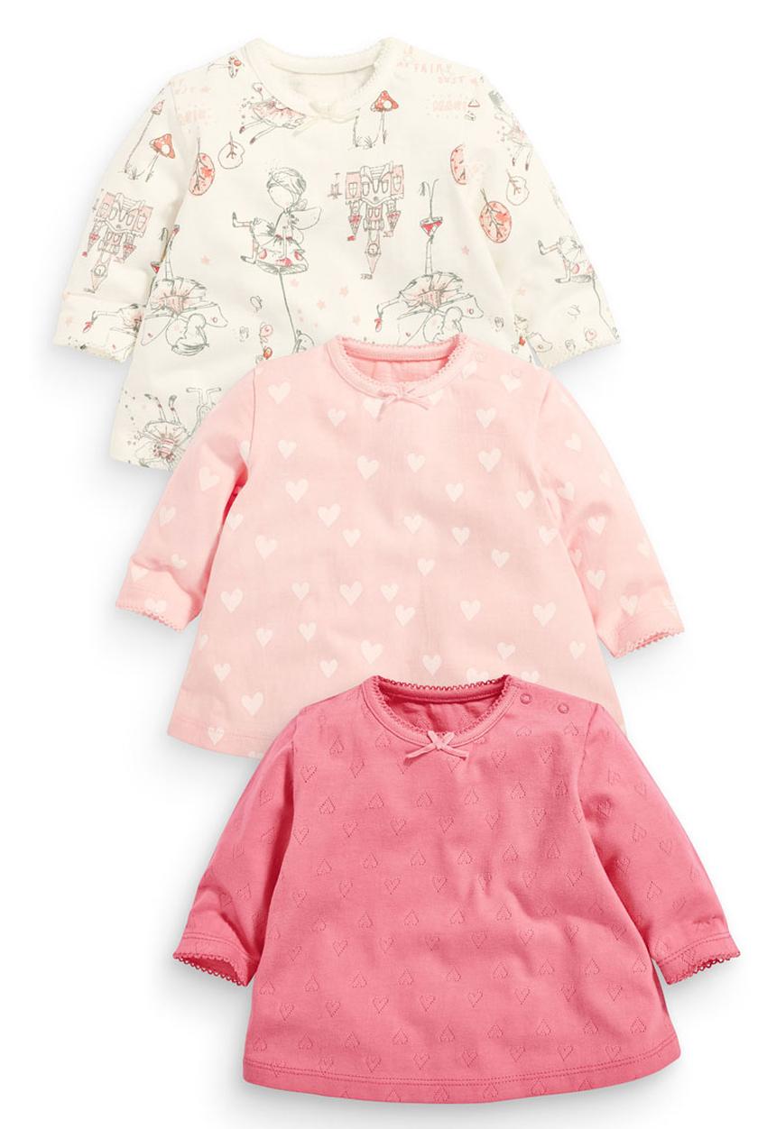 Next - 3-pack T-shirts Pink