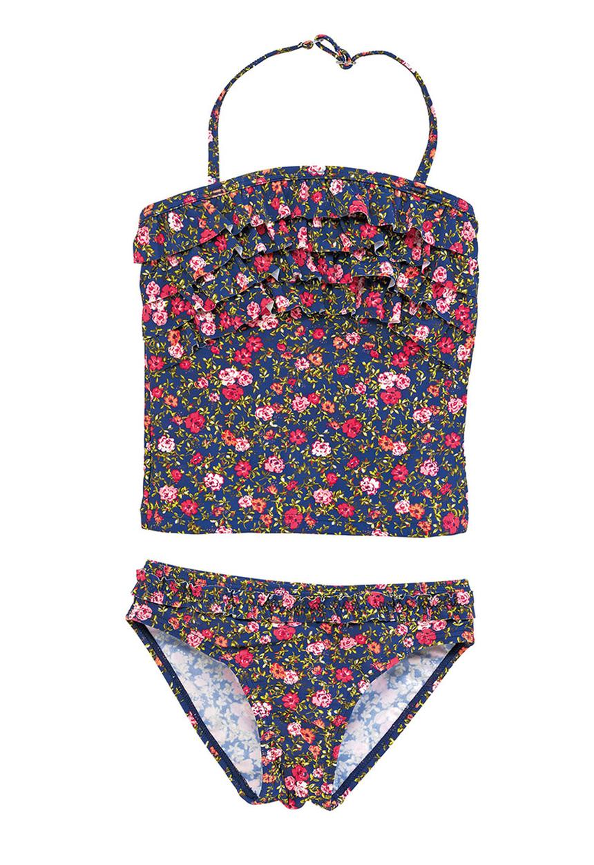 Next - Navy Ditsy Tankini Navy