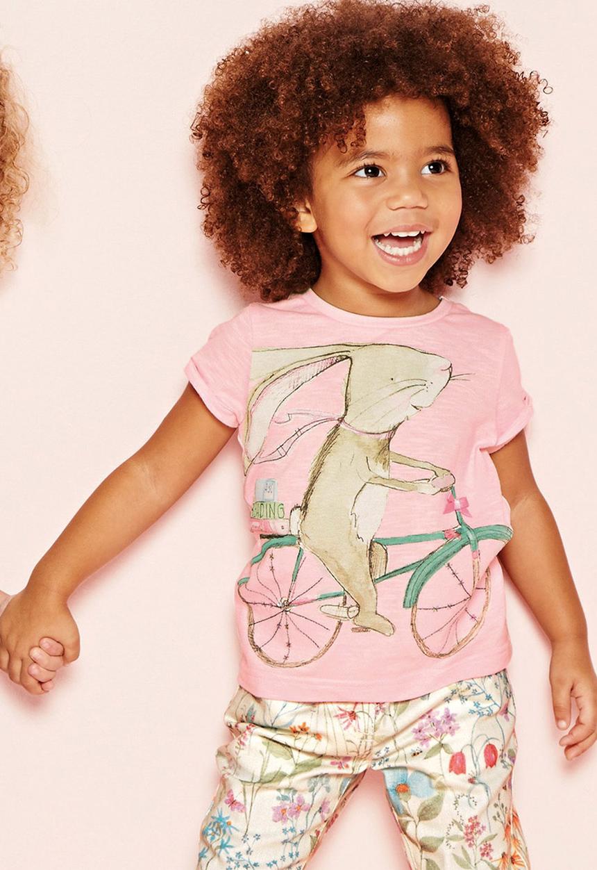 Next - Bunny Top Pale Pink