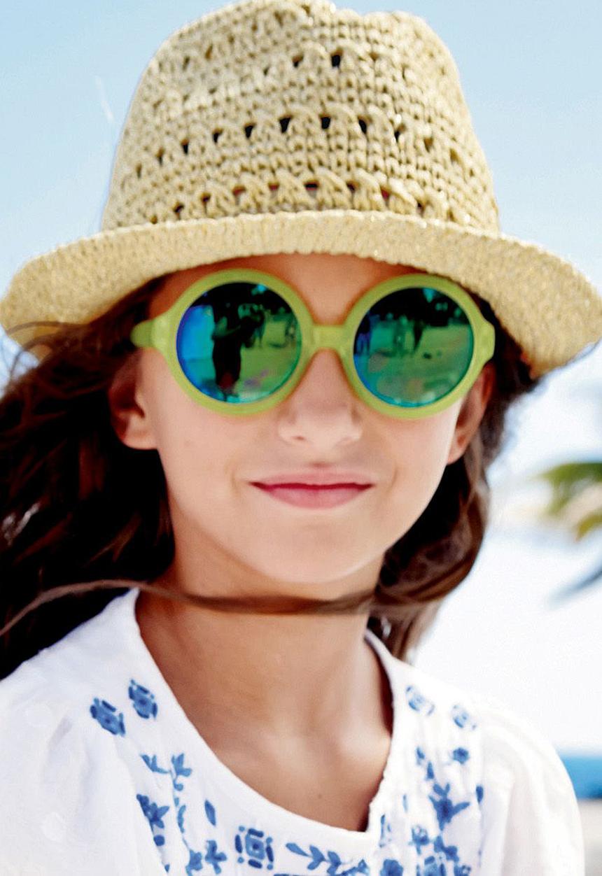 Next - Round Sunglasses Light Green