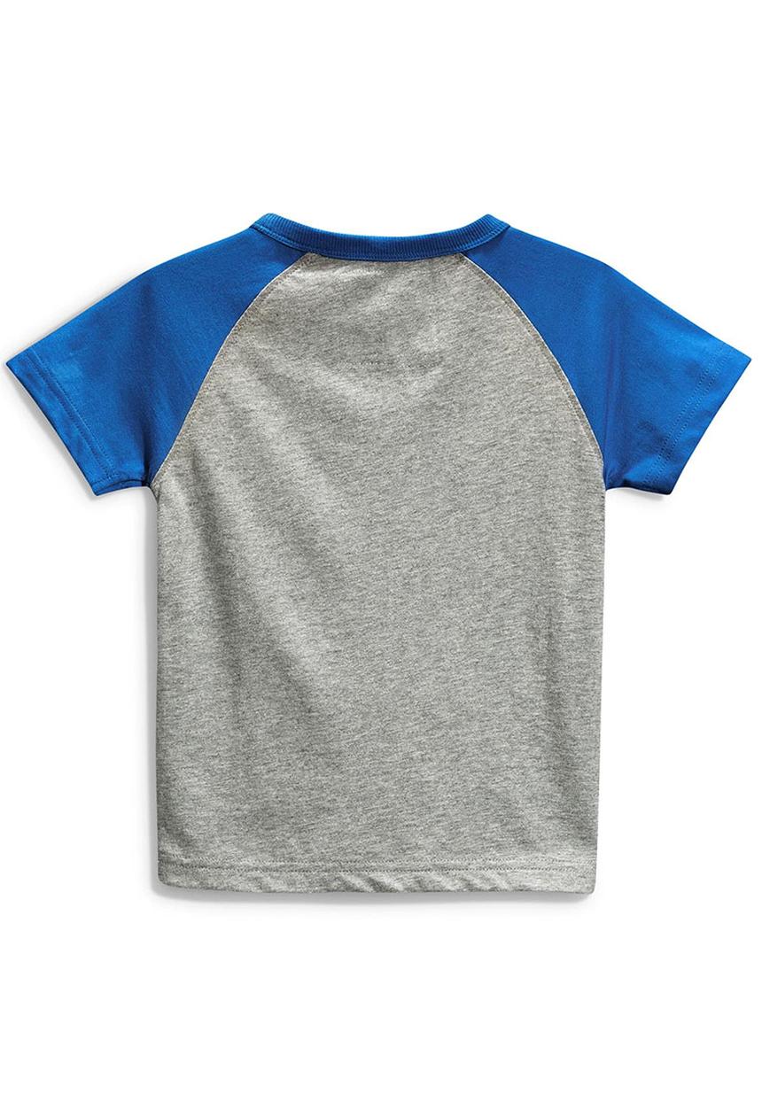 Next - Dino Zip Mouth T-shirt Grey