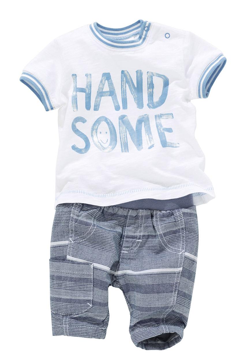 Next - Handsome T-Shirt And Trouser Set Mid Blue