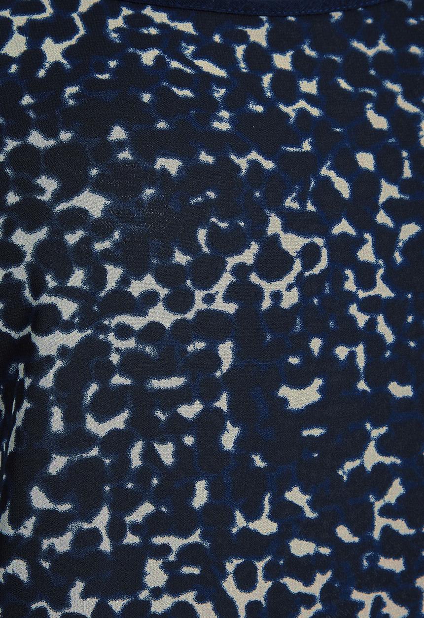 Next - Navy tiered top Navy