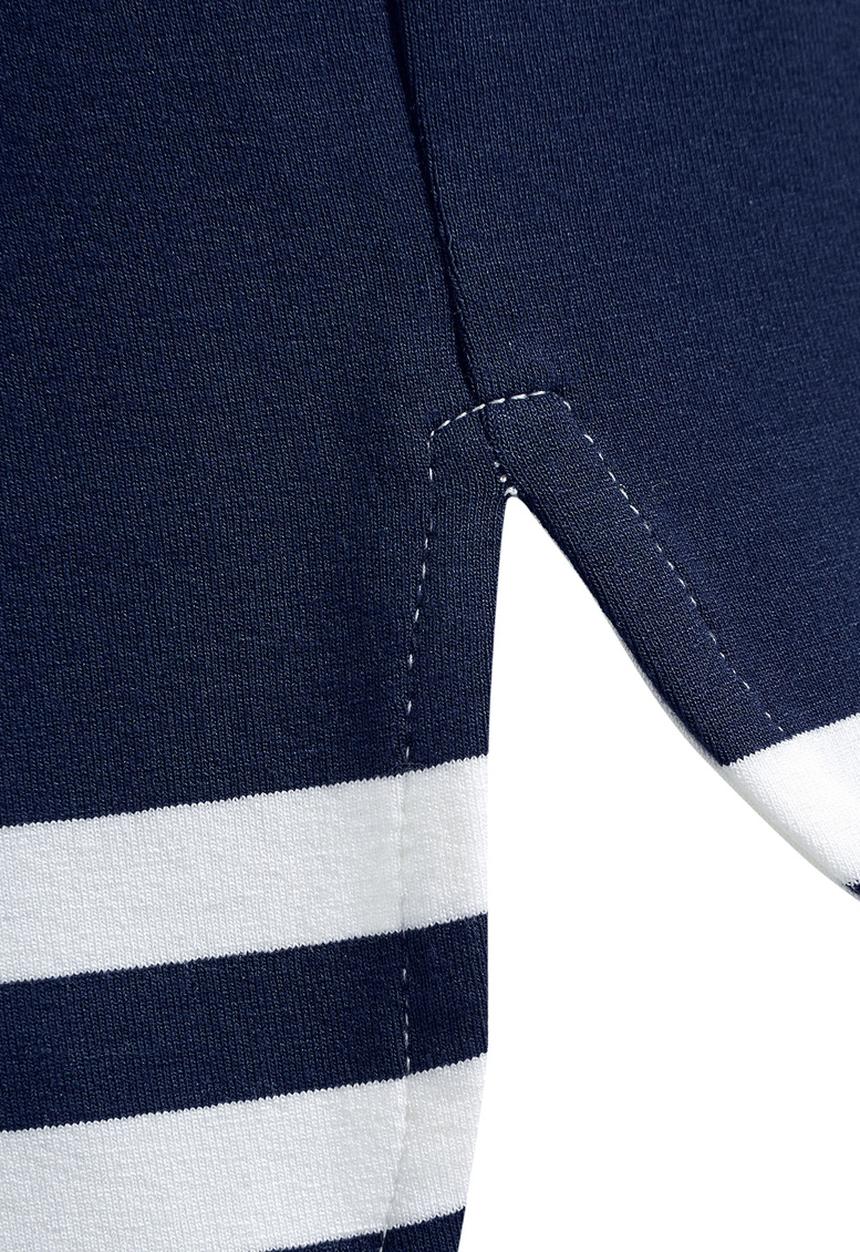 Next - Striped Tunic Pale Grey