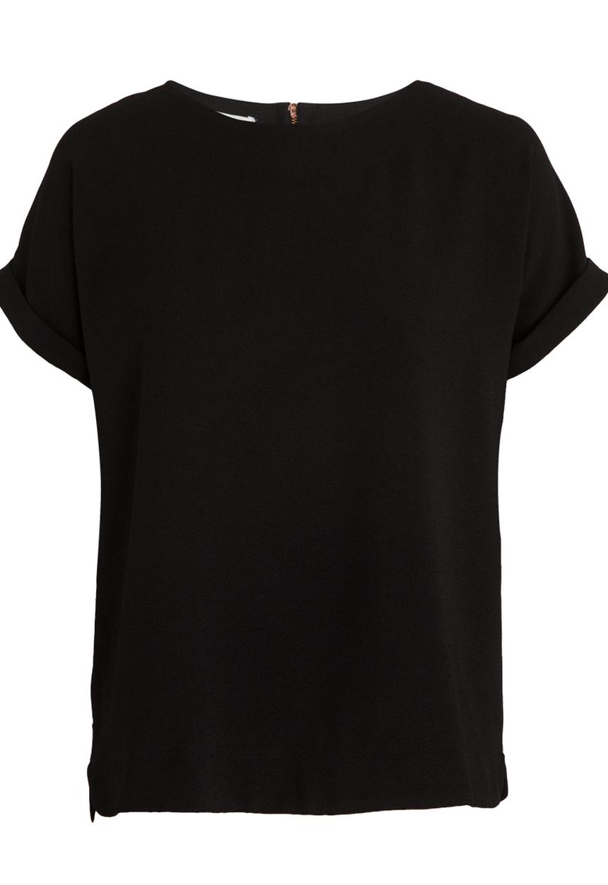 Kate Jordan - Rose Gold Zip Top Black