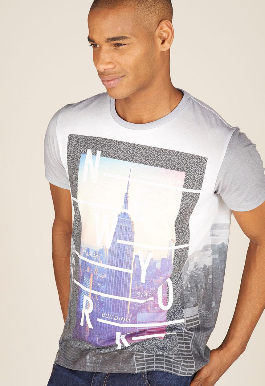 Next - New York Print T-shirt Multi-colour