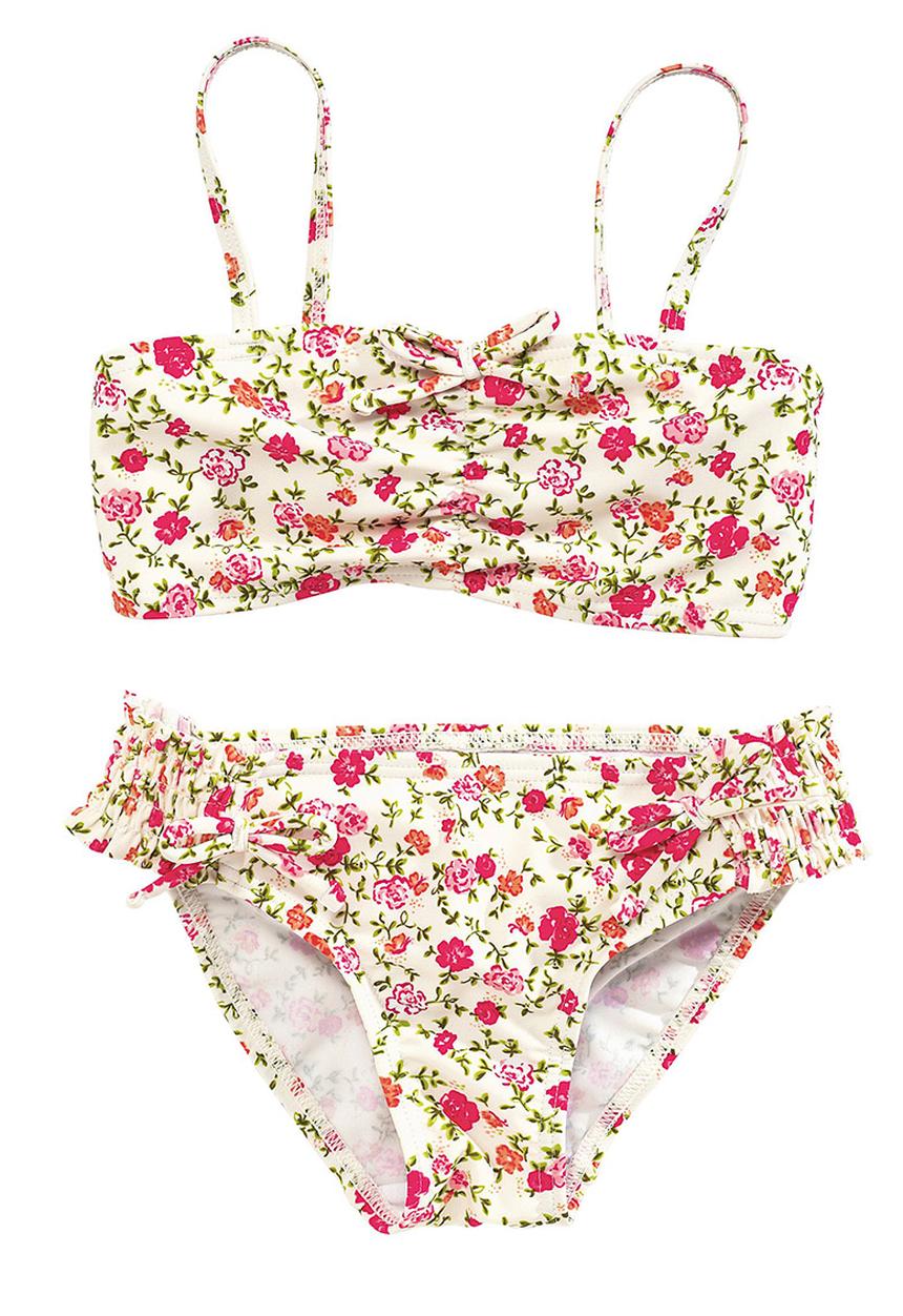 Next - Cream Ditsy Print Bikini Multi-colour