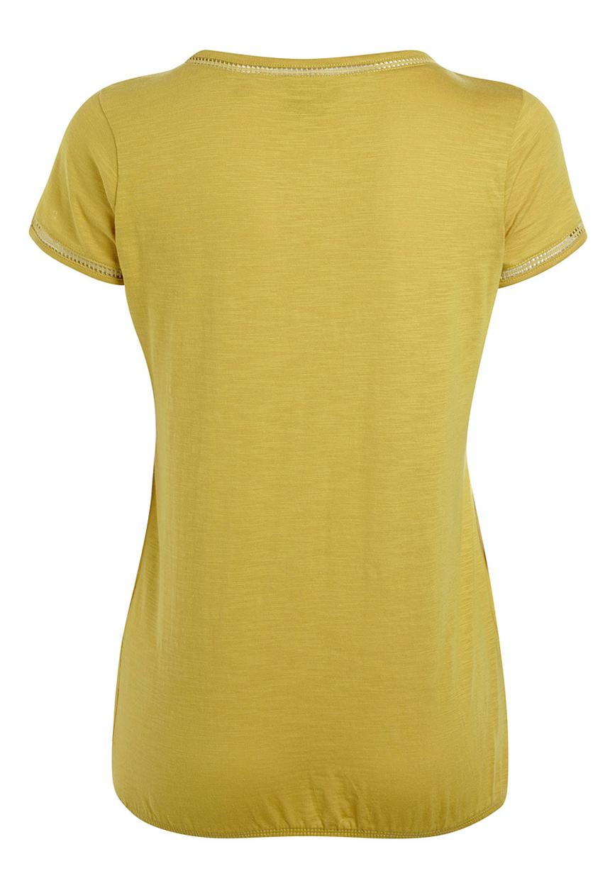 Next - Bubble Hem Top Yellow