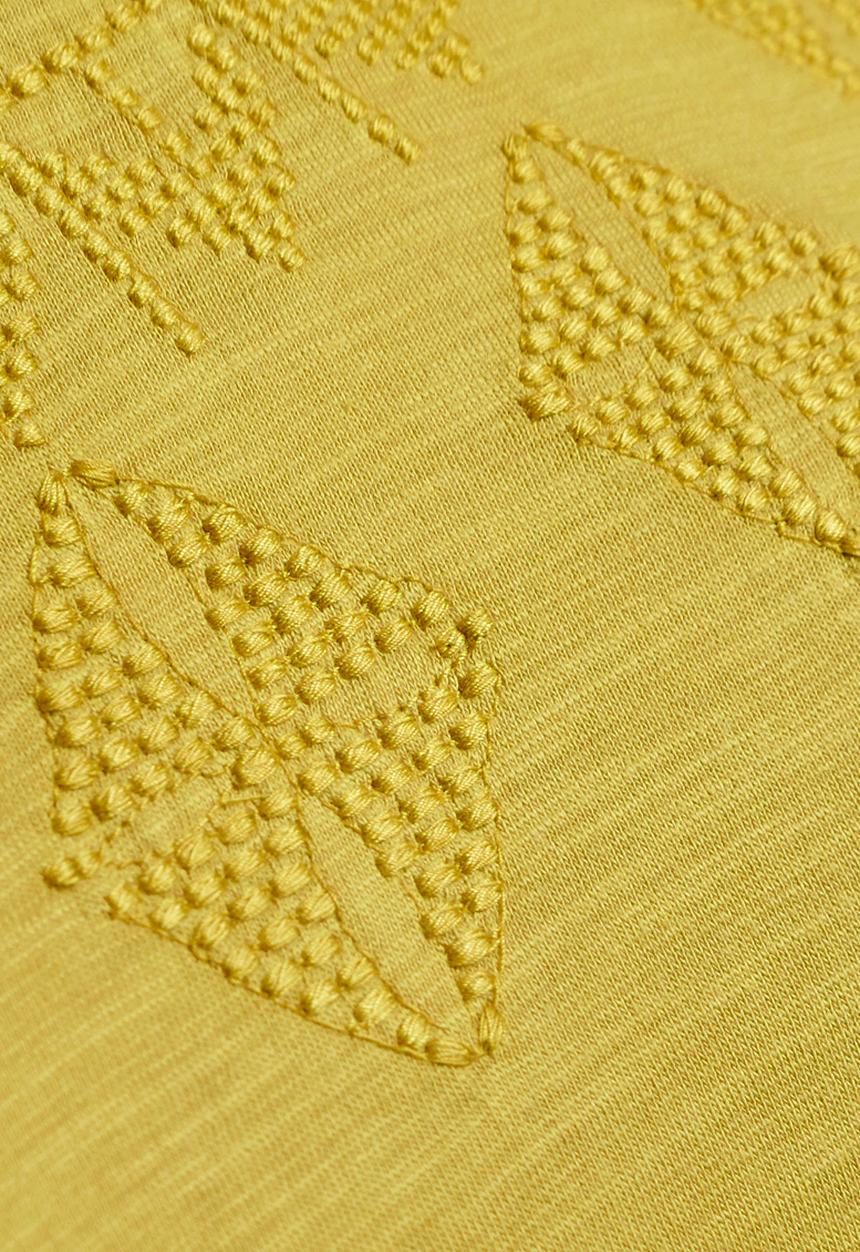 Next - Bubble Hem Top Yellow