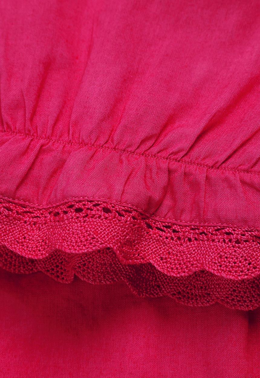 Next - Pink Blouse And Shorts Set Mid Pink