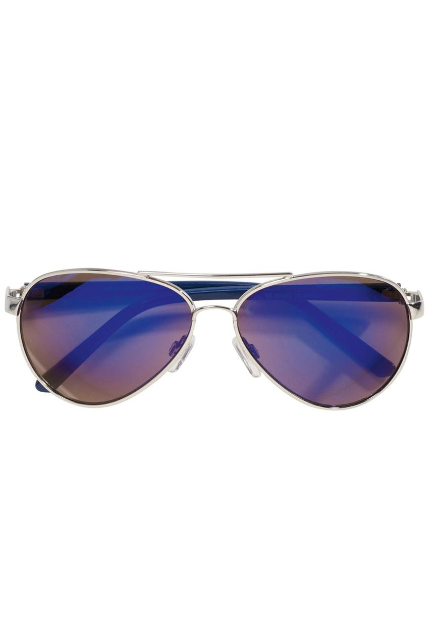 Next - Mirror Aviator Style Sunglasses Silver