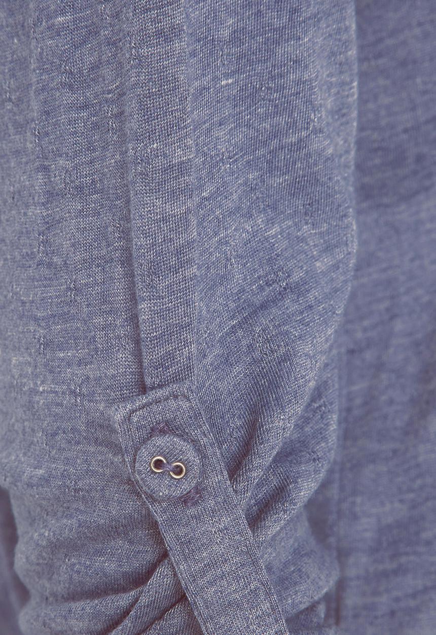 Next - Chambray pointelle playsuit mid Grey