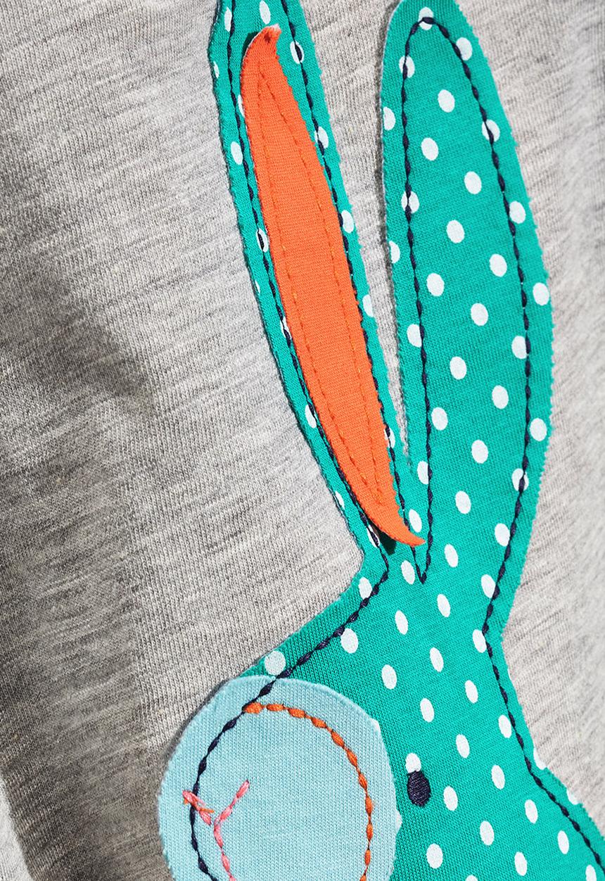 Next - Grey Bunny T-Shirt Pale Grey
