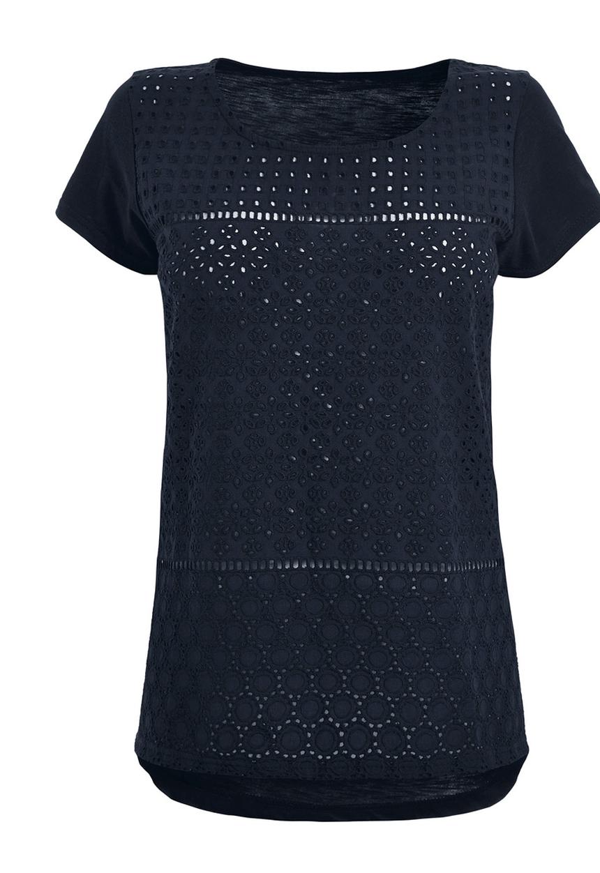Next - Embroidered T-shirt Navy
