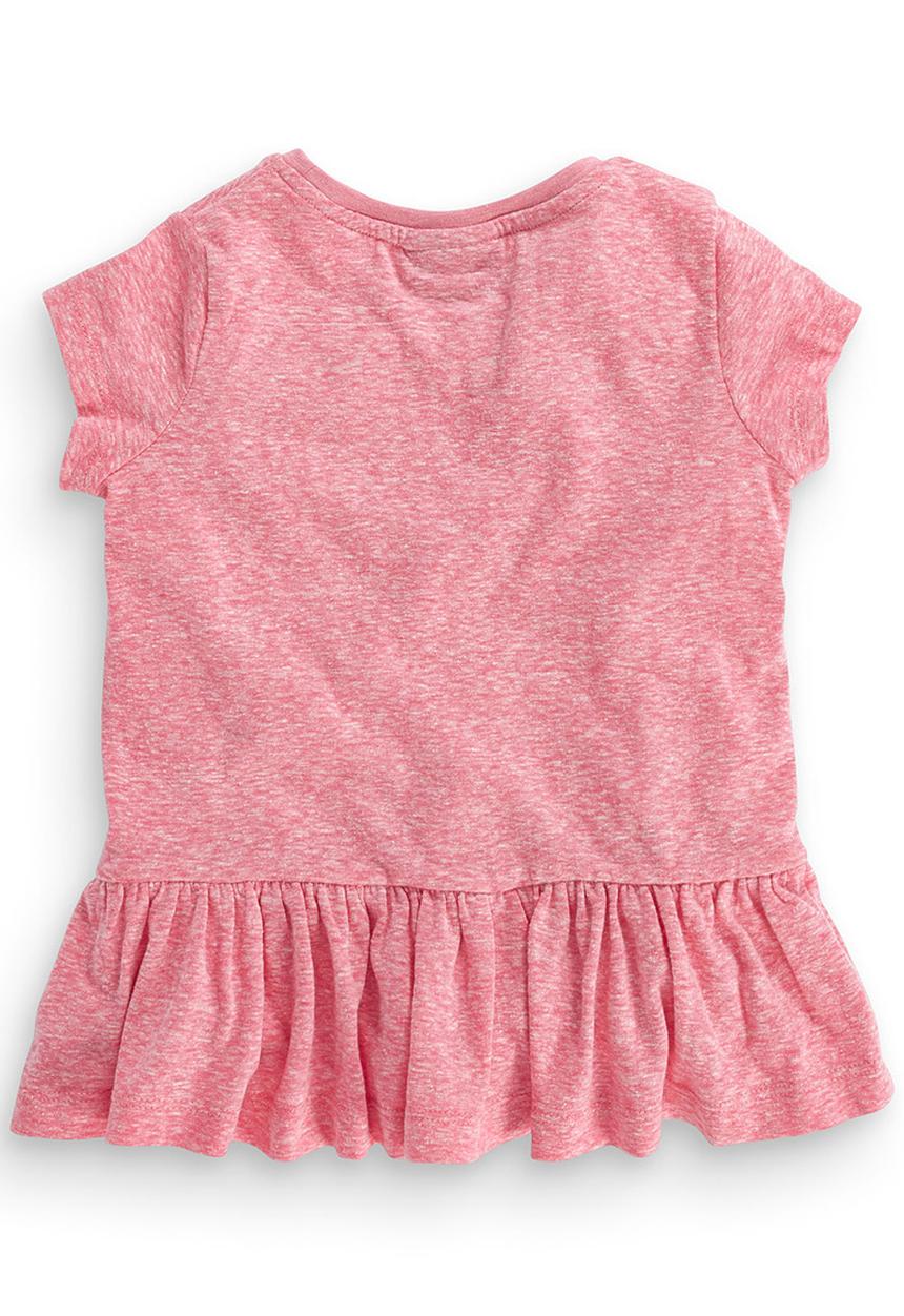 Next - Peplum Tunic Mid Pink