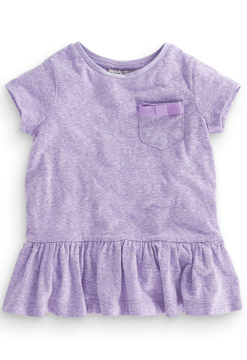 Next - Peplum Tunic Pale Purple