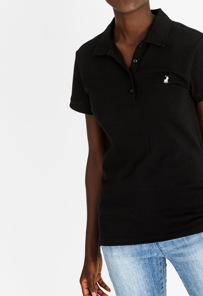 POLO - Margot short sleeve pony golfer - Black