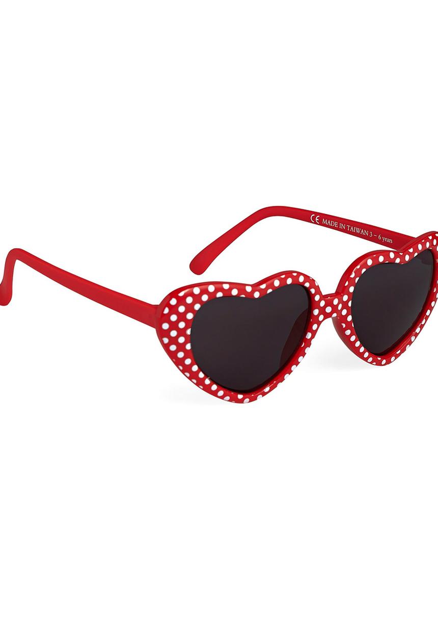 Next - Heart Spot Sunglasses Red