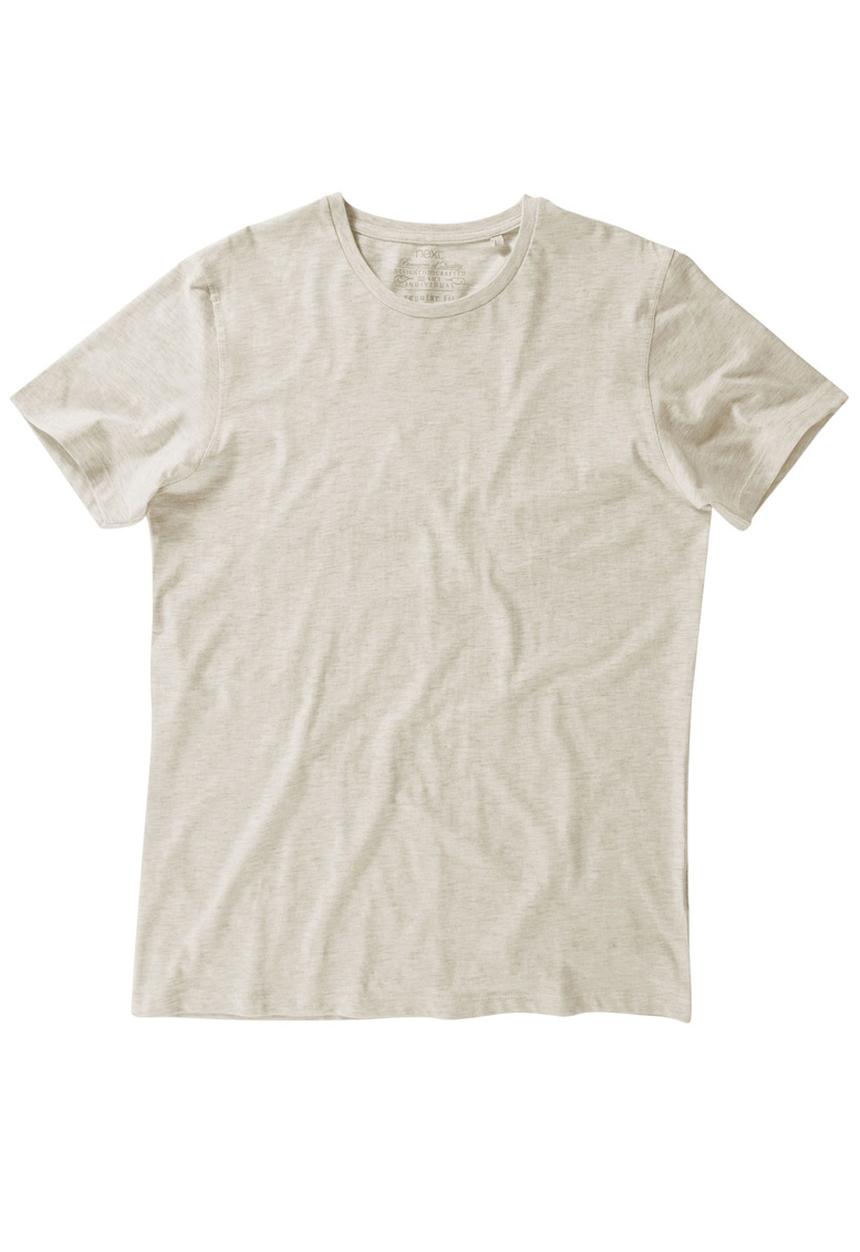 Next - Crew-neck T-shirt Beige