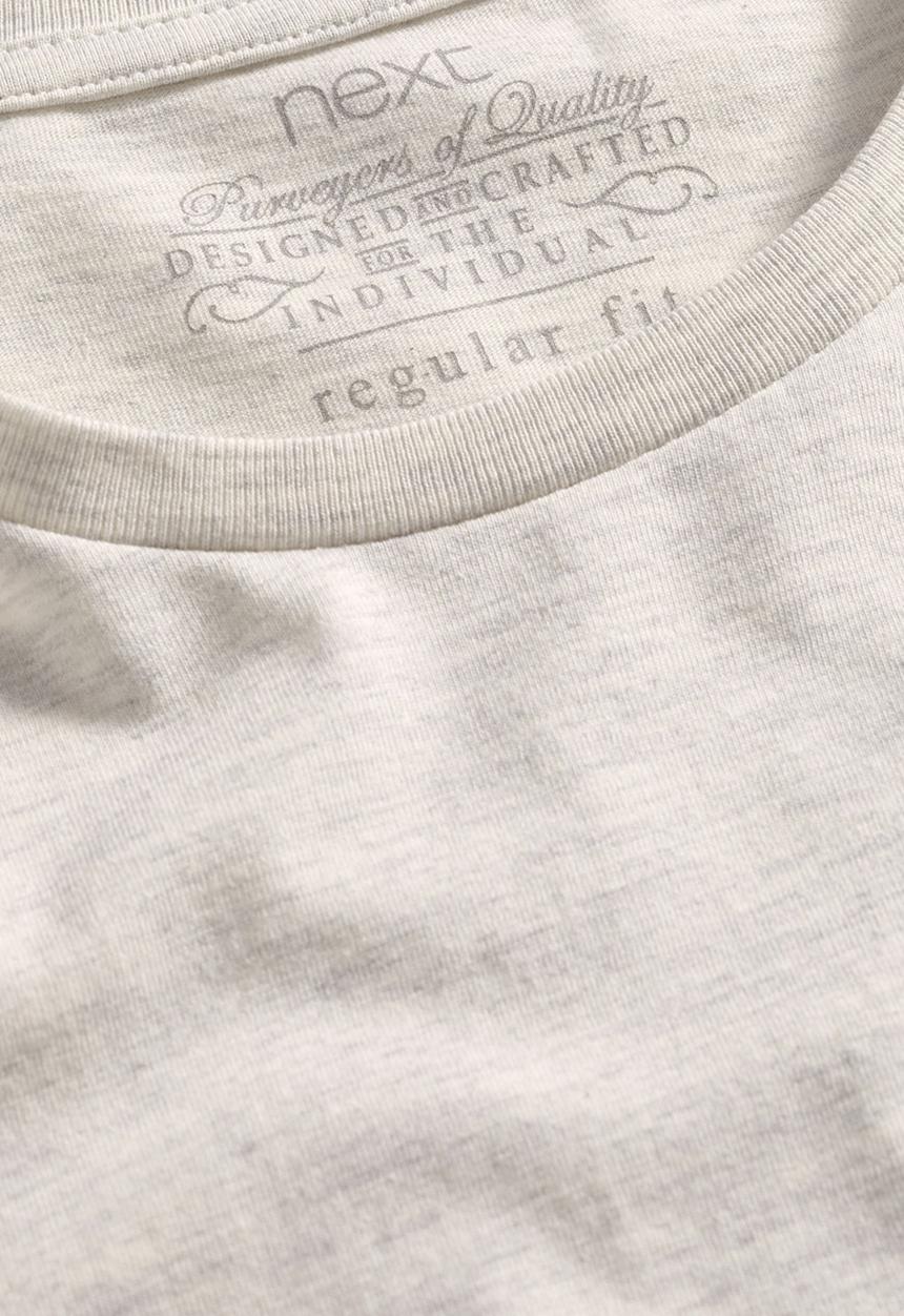 Next - Crew-neck T-shirt Beige