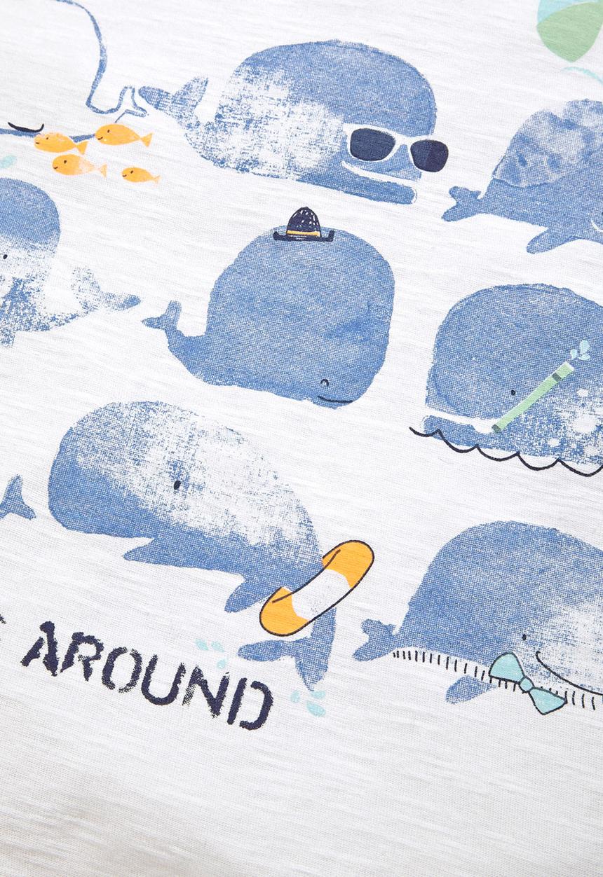 Next - 2-Pack Whale T-Shirts Multi-Colour