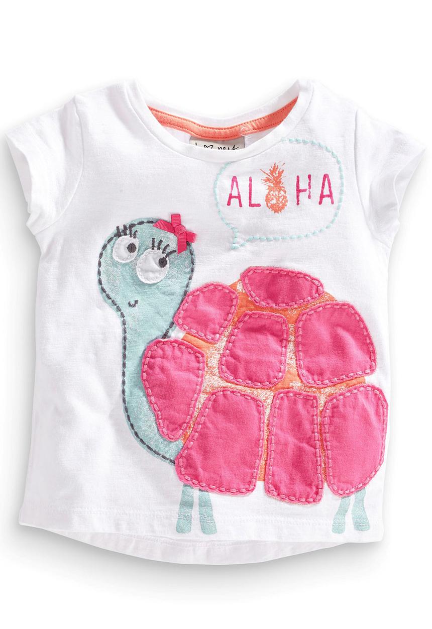Next - Turtle Applique T-shirt Multi-Colour