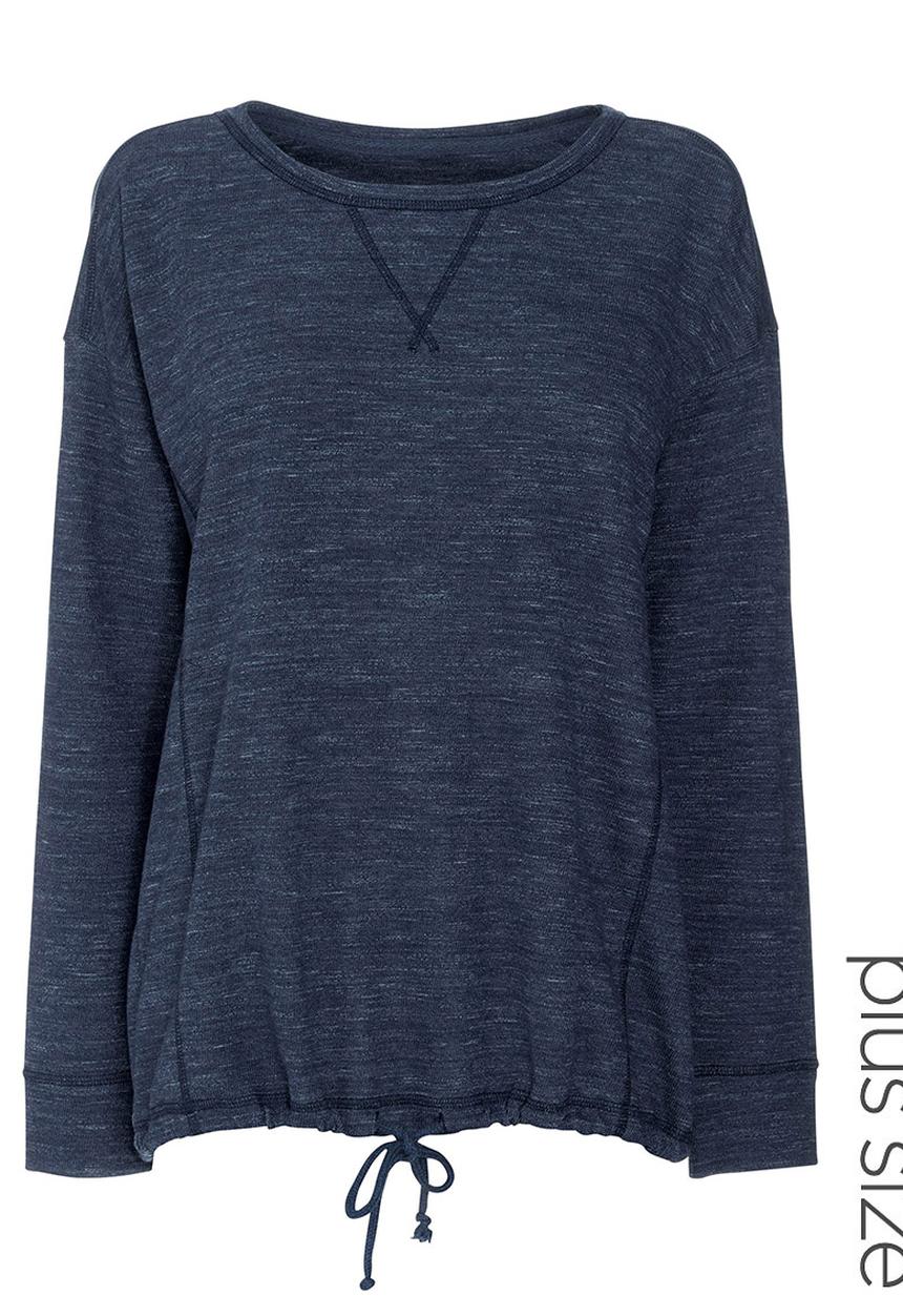 Next - Bubble Hem Sweater Navy