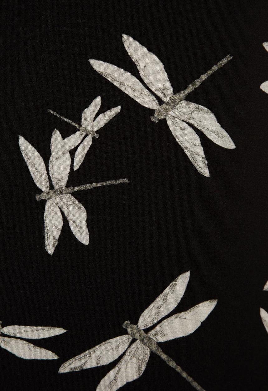 Next - Dragonfly printed set Black/White