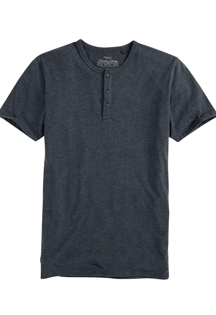Next - Granddad T-shirt Dark Grey