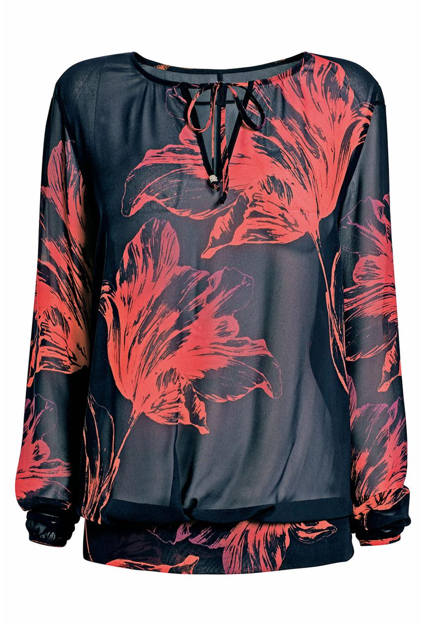 Next - Printed blouse Navy
