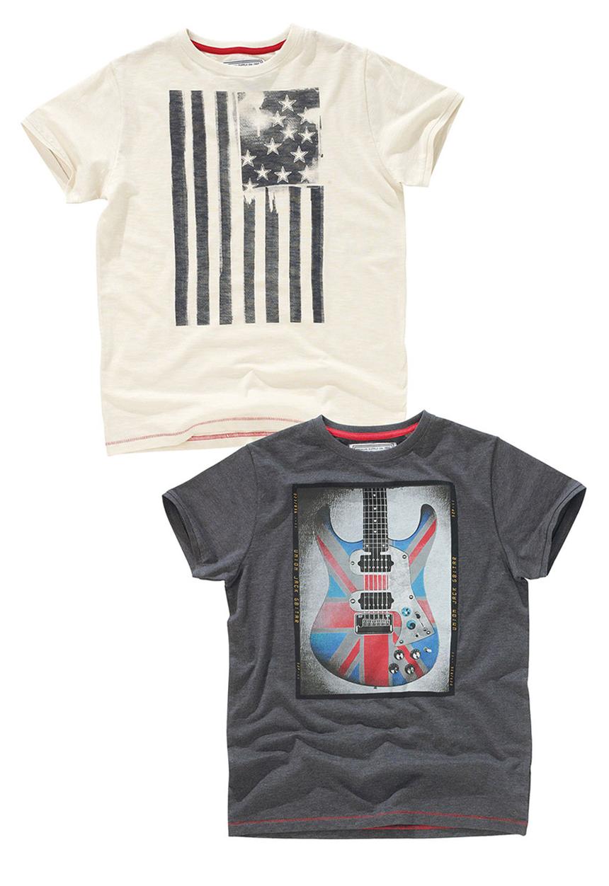 Next - Guitar And Flag T-Shirt 2-Pack Multi-colour