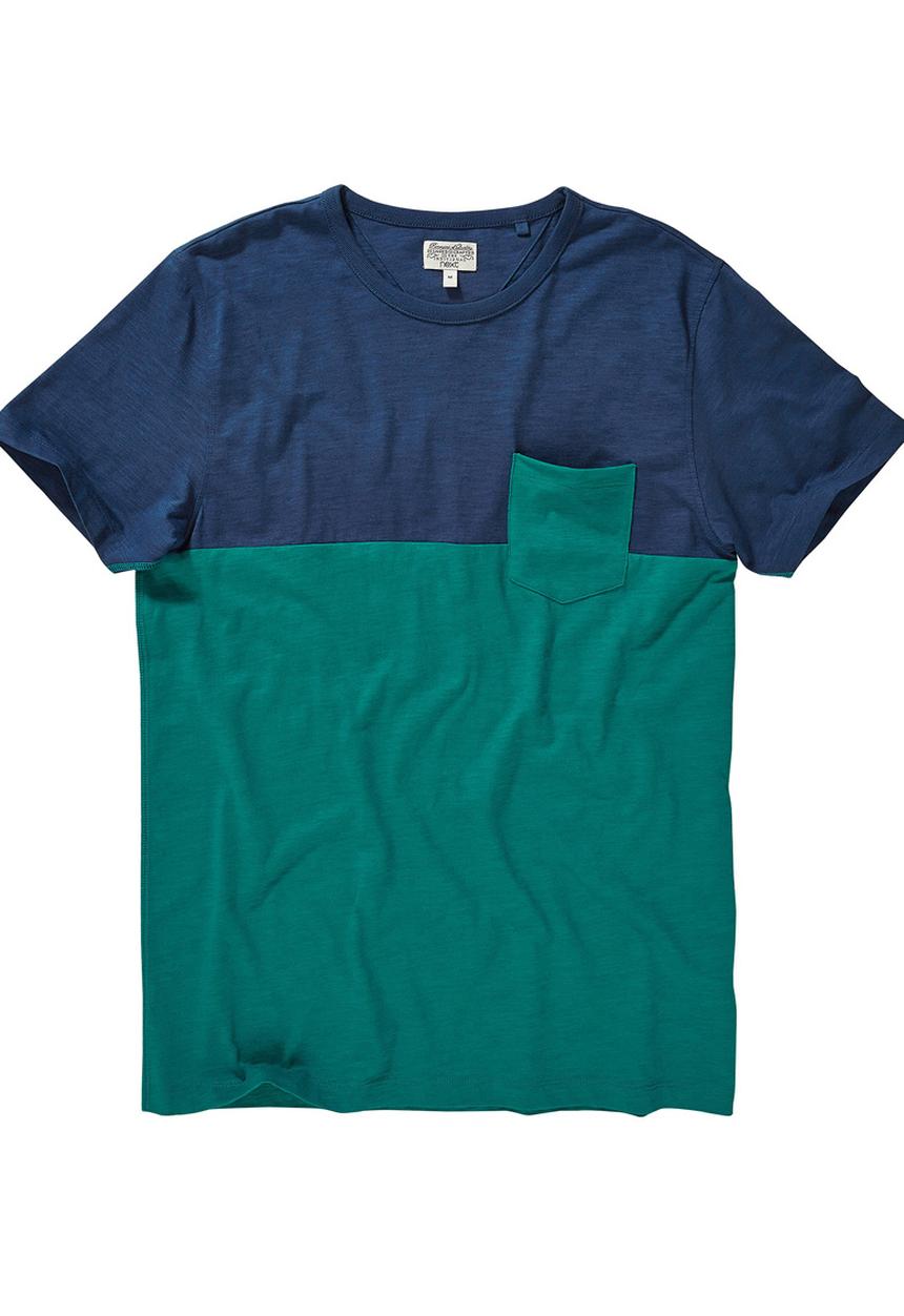 Next - Colourblock T-shirt Green