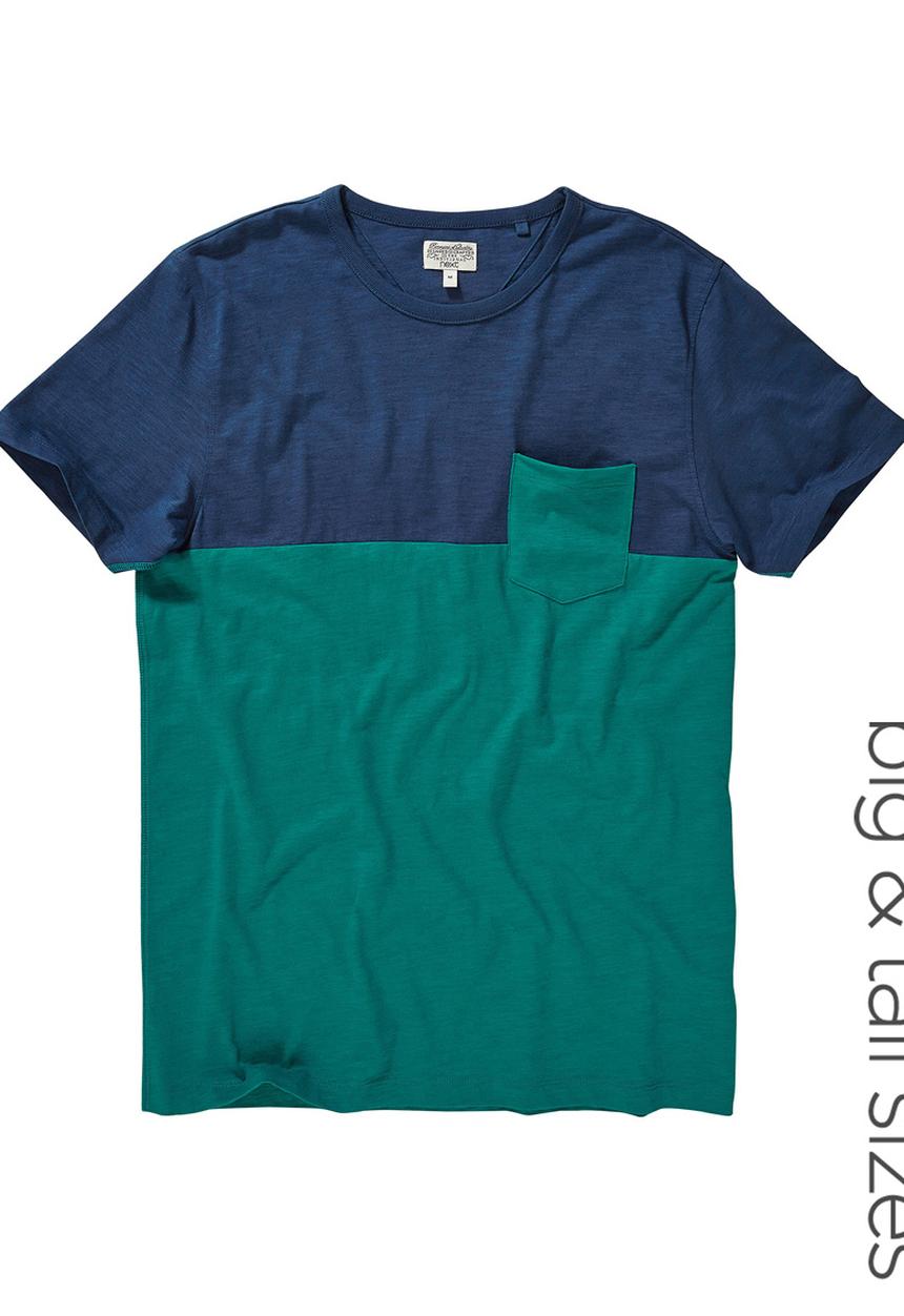 Next - Colourblock T-shirt Green