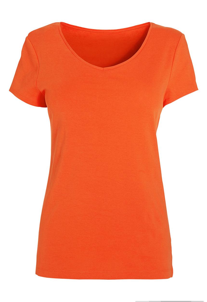 Next - V-neck T-shirt Orange