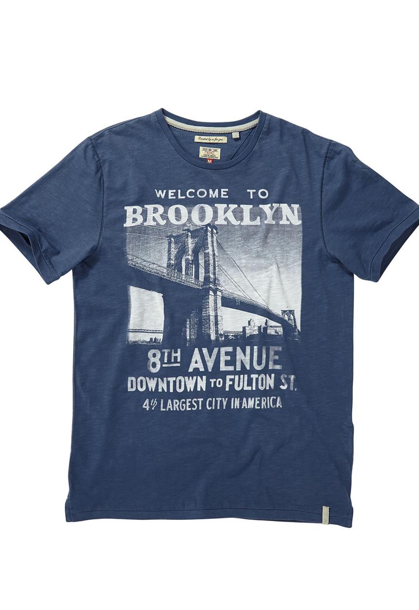 Next - Brooklyn-print T-shirt Blue