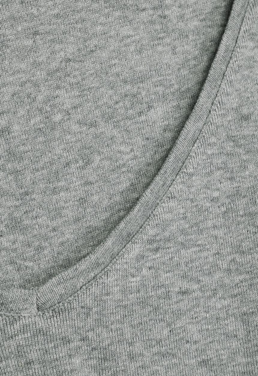 Next - V-neck T-shirt mid Grey