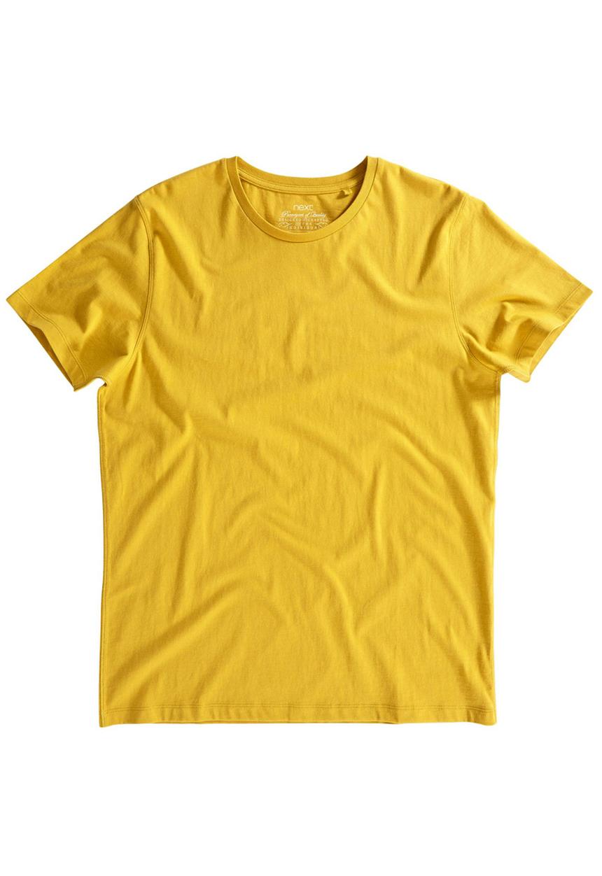 Next - Crew-neck T-shirt Yellow