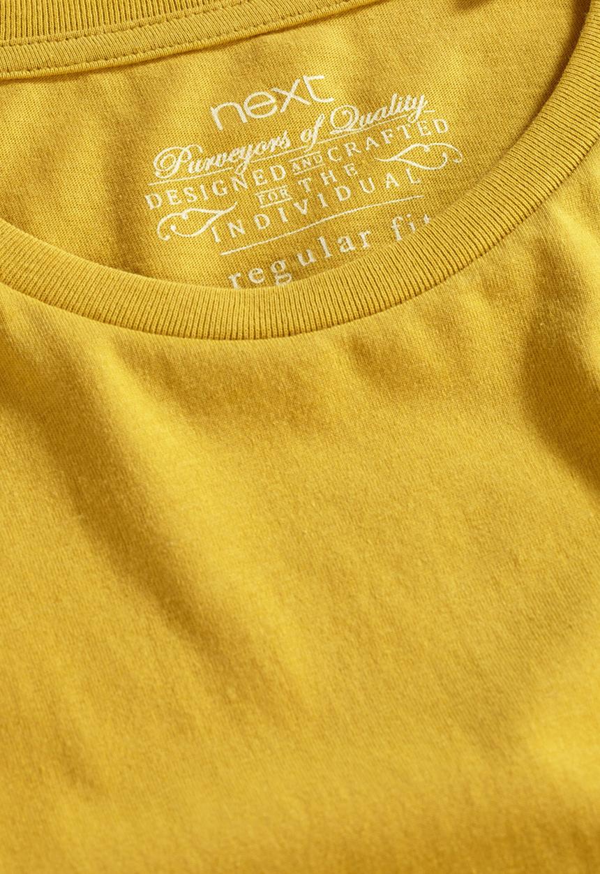 Next - Crew-neck T-shirt Yellow