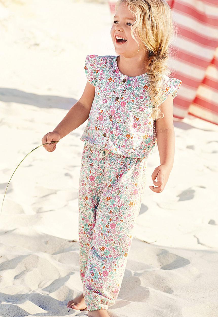 Next - Ditsy Print Jumpsuit Multi-colour