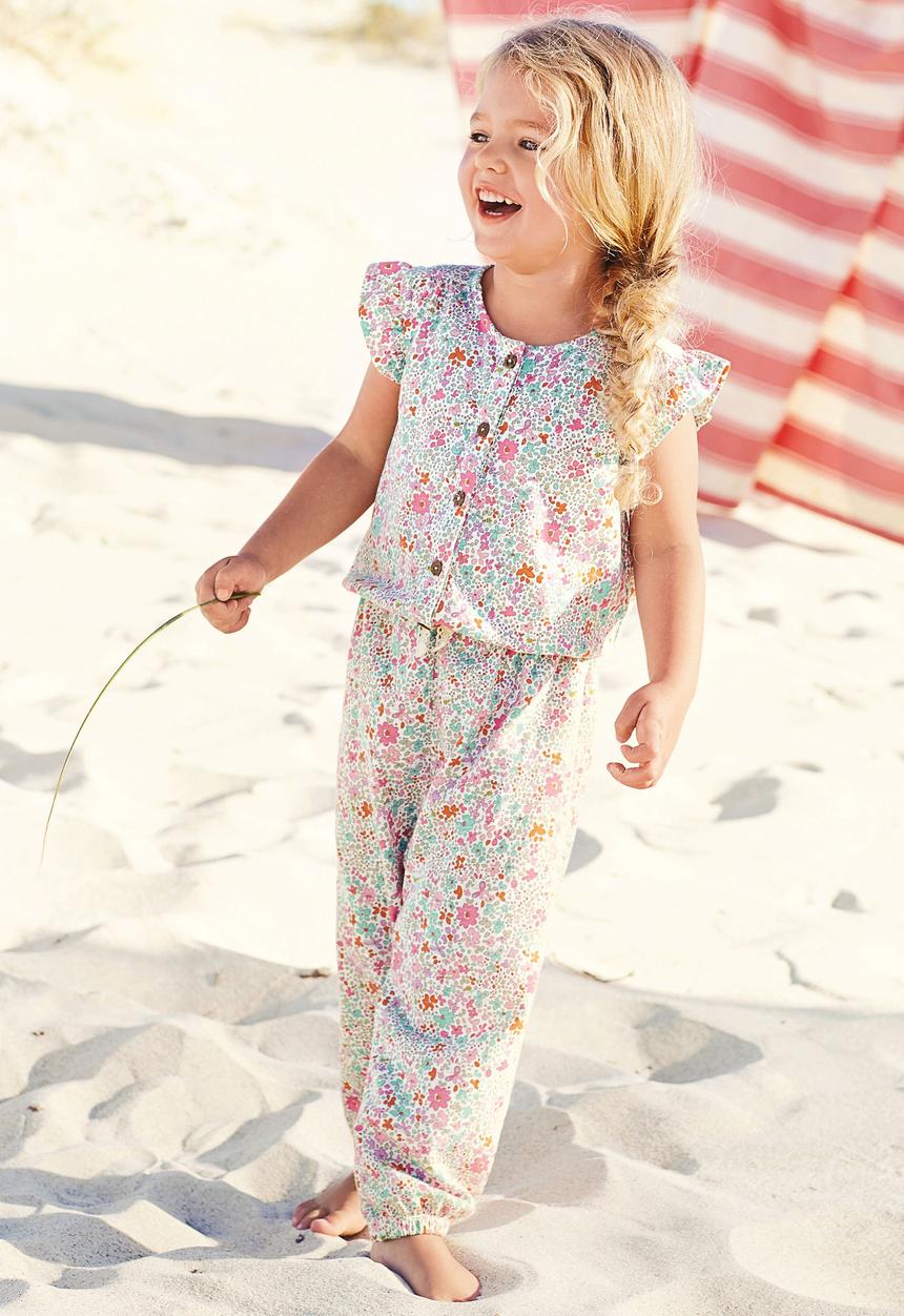 Next - Ditsy Print Playsuit Multi-Colour