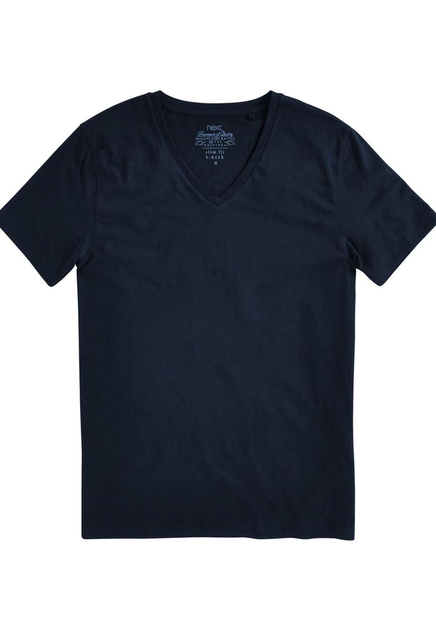 Next - V-neck T-shirt Navy