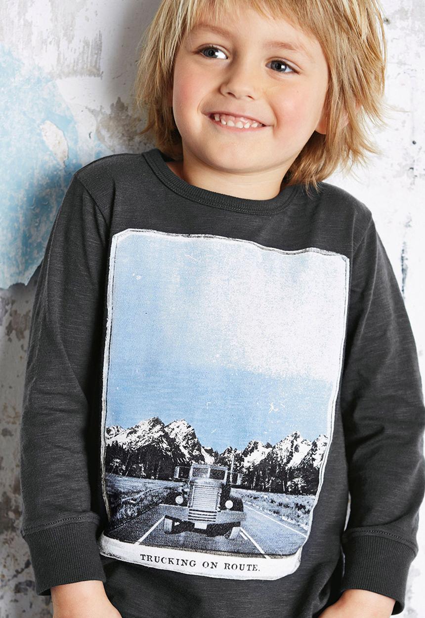 Next - Long-sleeve Truck Photo T-shirt